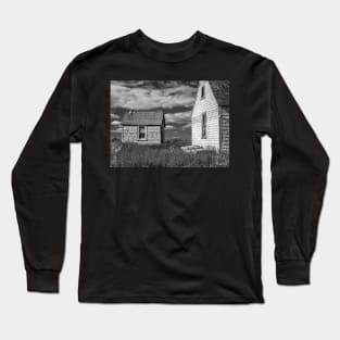 Two Sheds in Blue Rocks #02 Long Sleeve T-Shirt